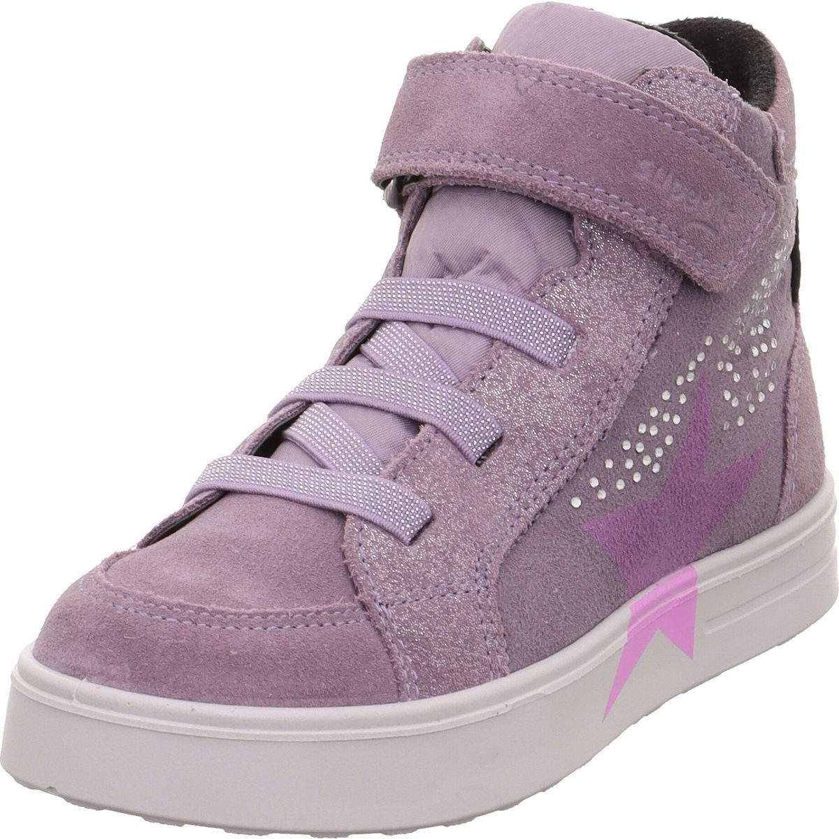 Superfit Stella Outdoorschuh Modischer Sneaker mit Sternenmuster, warmem Fleecefutter und