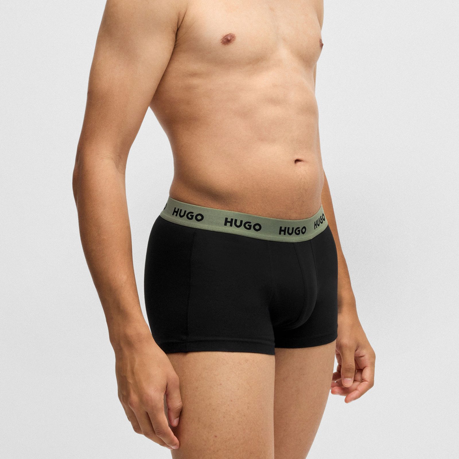 HUGO Boxer Trunk Triplet Pack (3-St., 3er Set) mit umlaufendem Markenschrif günstig online kaufen
