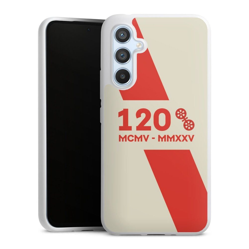 DeinDesign Handyhülle 1. FSV Mainz 05 E.V. 120 Jahre Bundesliga, Samsung Galaxy A54 5G Silikon Hülle Bumper Case Handy Schutzhülle