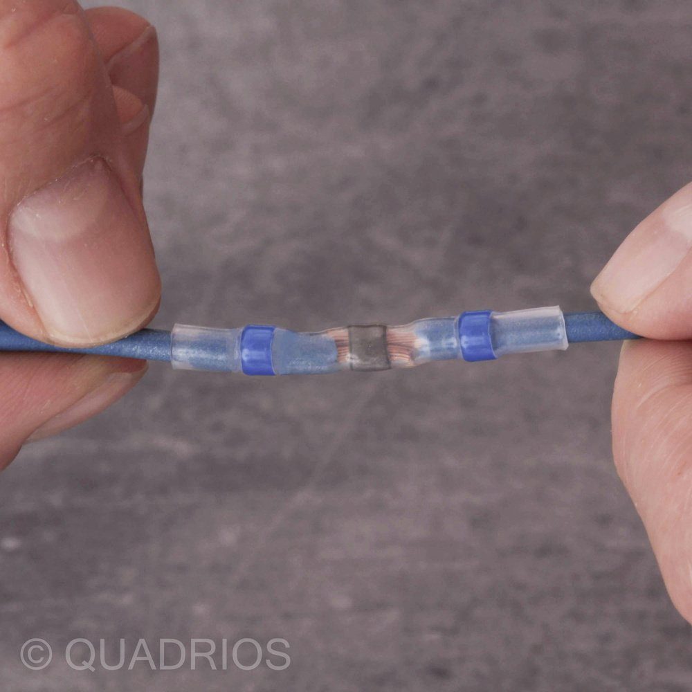 Quadrios Stoßverbinder Quadrios 22C461 Stoßverbinder mit Schrumpfschlauch 0.25 mm² 0.34 mm² V, 22C461