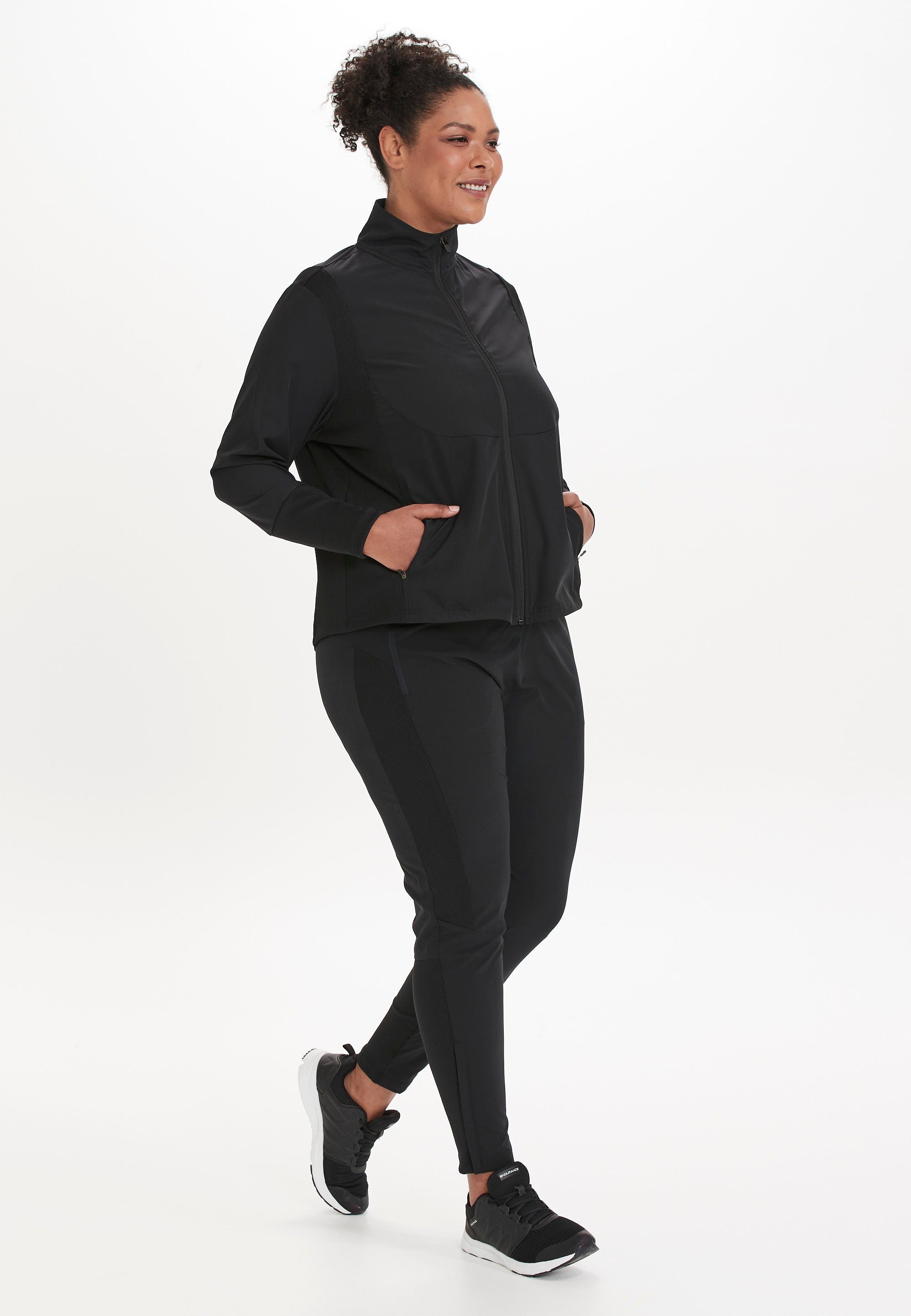 Behandlung Q by Isabely mit Outdoorjacke schwarz Endurance anti-statischer