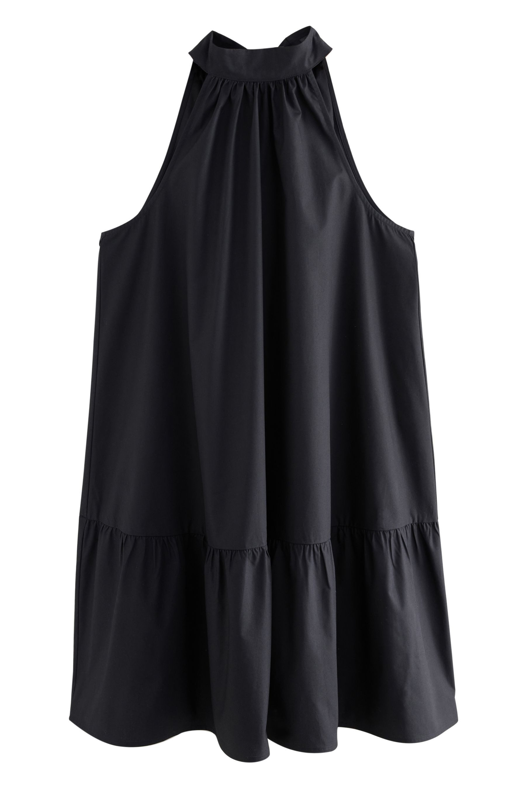 Next Minikleid Ärmelloses, gestuftes Neckholder-Minikleid (1-tlg) günstig online kaufen