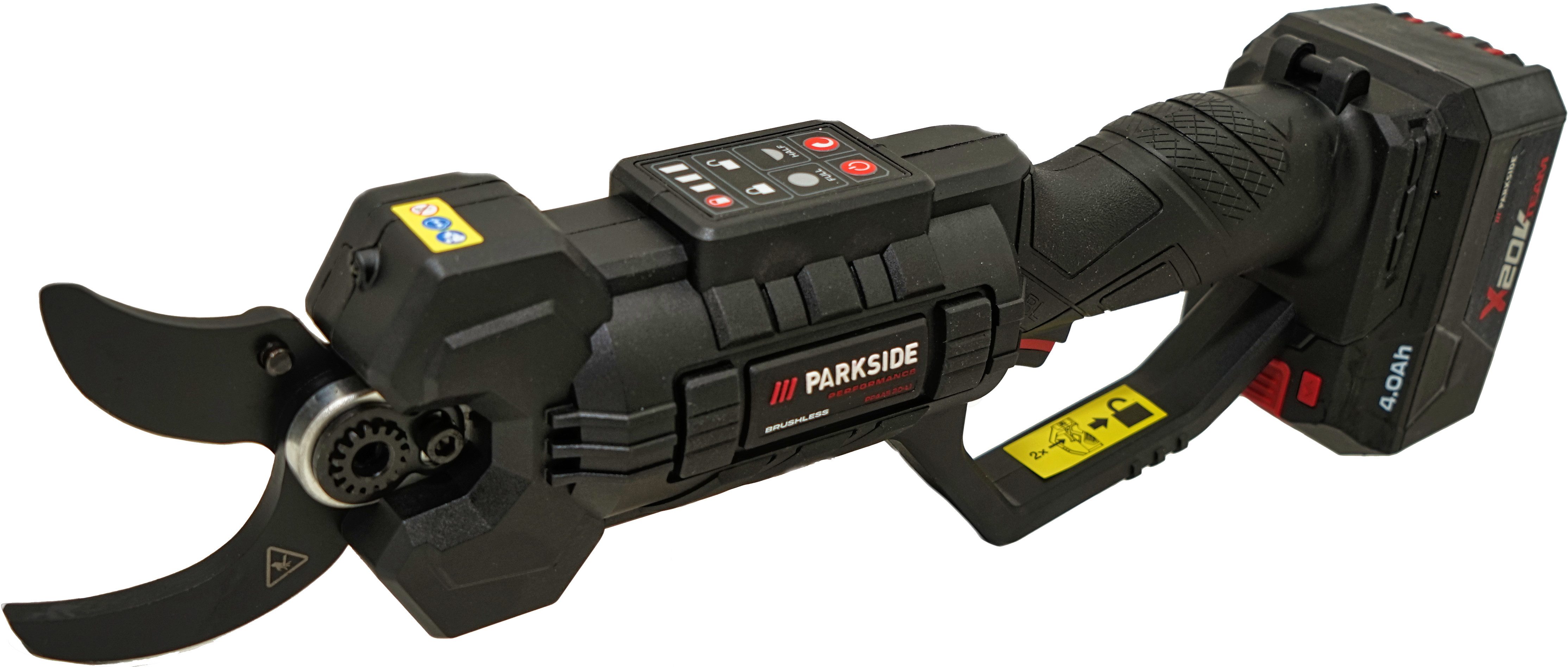 PARKSIDE PERFORMANCE® Akku-Astschere PPAAS 20-Li 20 V mit Akku 4 Ah und Ladegerät 2,4 A