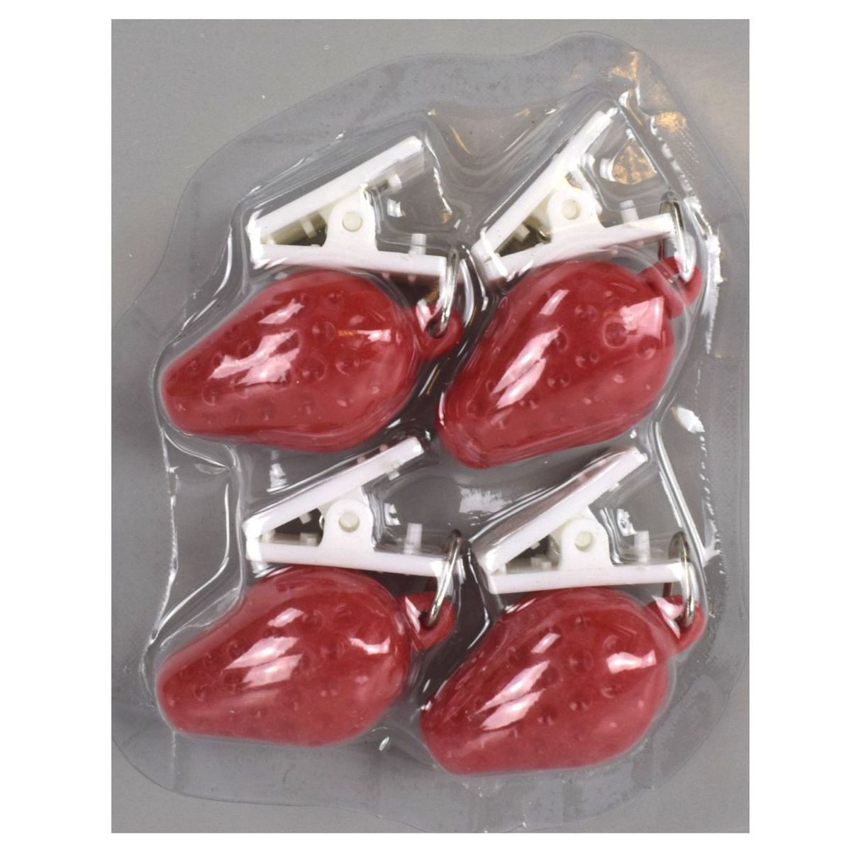 Viva living Tischtuchklammer 4er Set Beschwerer für Gartentischdecken Früchte Clip, (4-tlg), universell einsetzbar