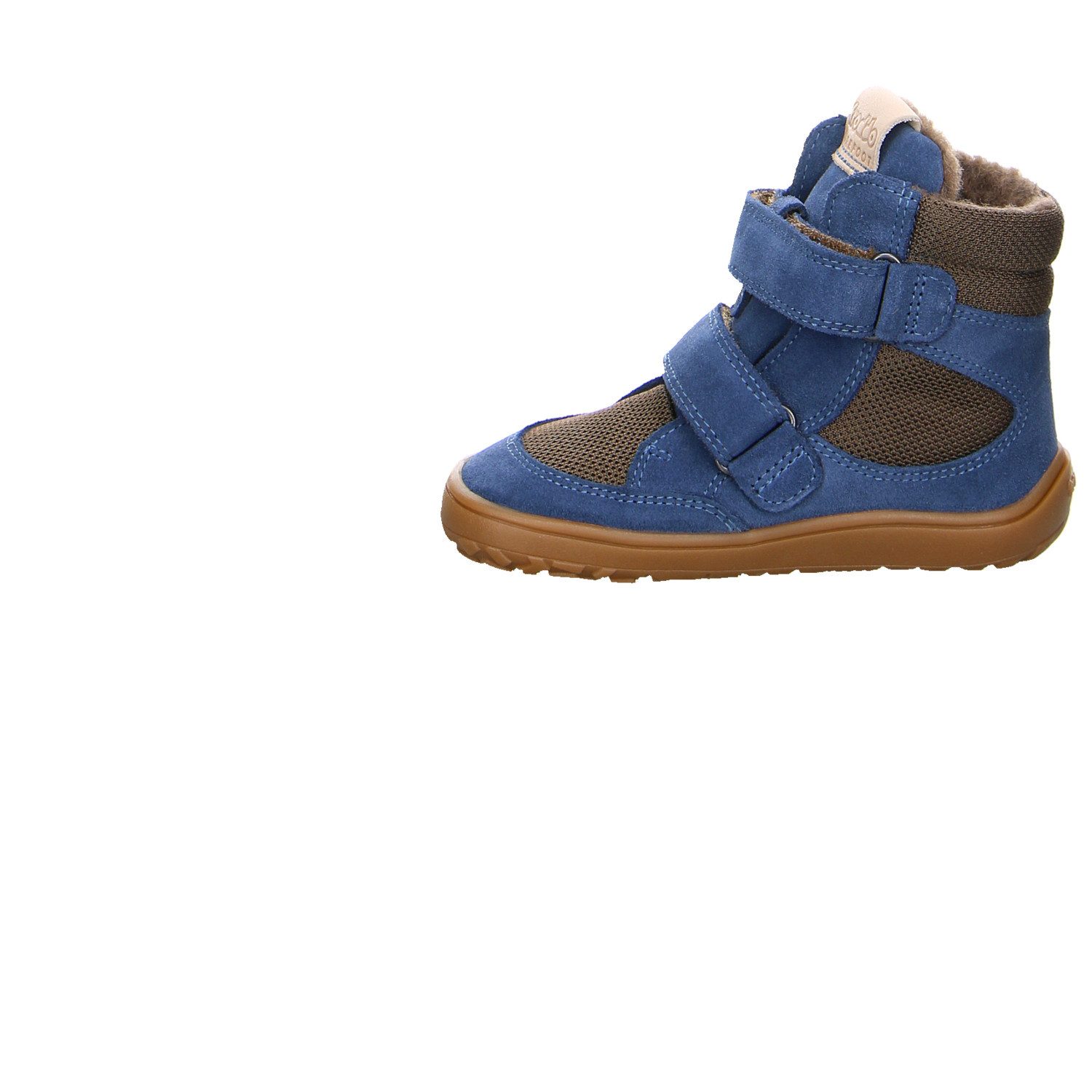 froddo® Froodo Velour Klettstiefel Winter Junge blau Winterstiefelette – Bild 5 von 5