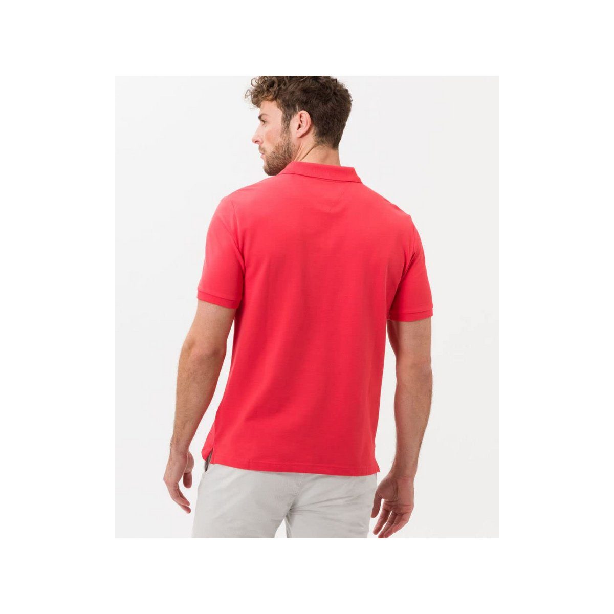 Rot Brax Rundhalsshirt (1-tlg) uni