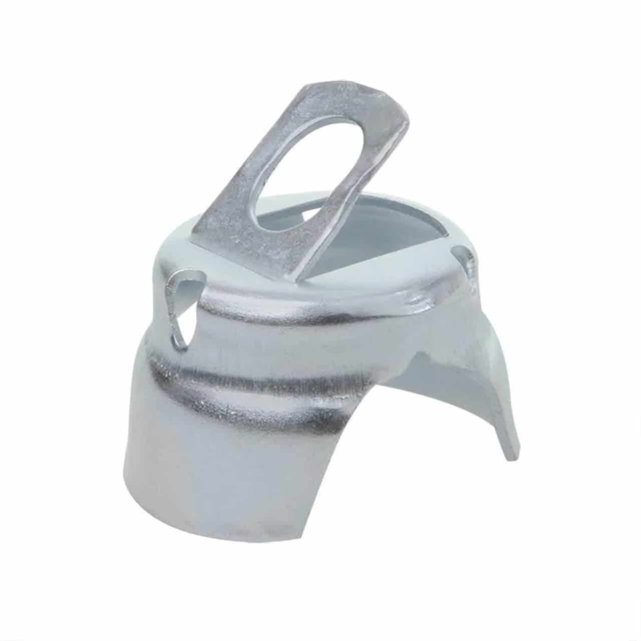 ProPlus Steckdose Steckerhalter aus Stahl für 7- und 13-polige Stecker Silber, Montagedose Anhänger Wohnwagen Nachrüstdose