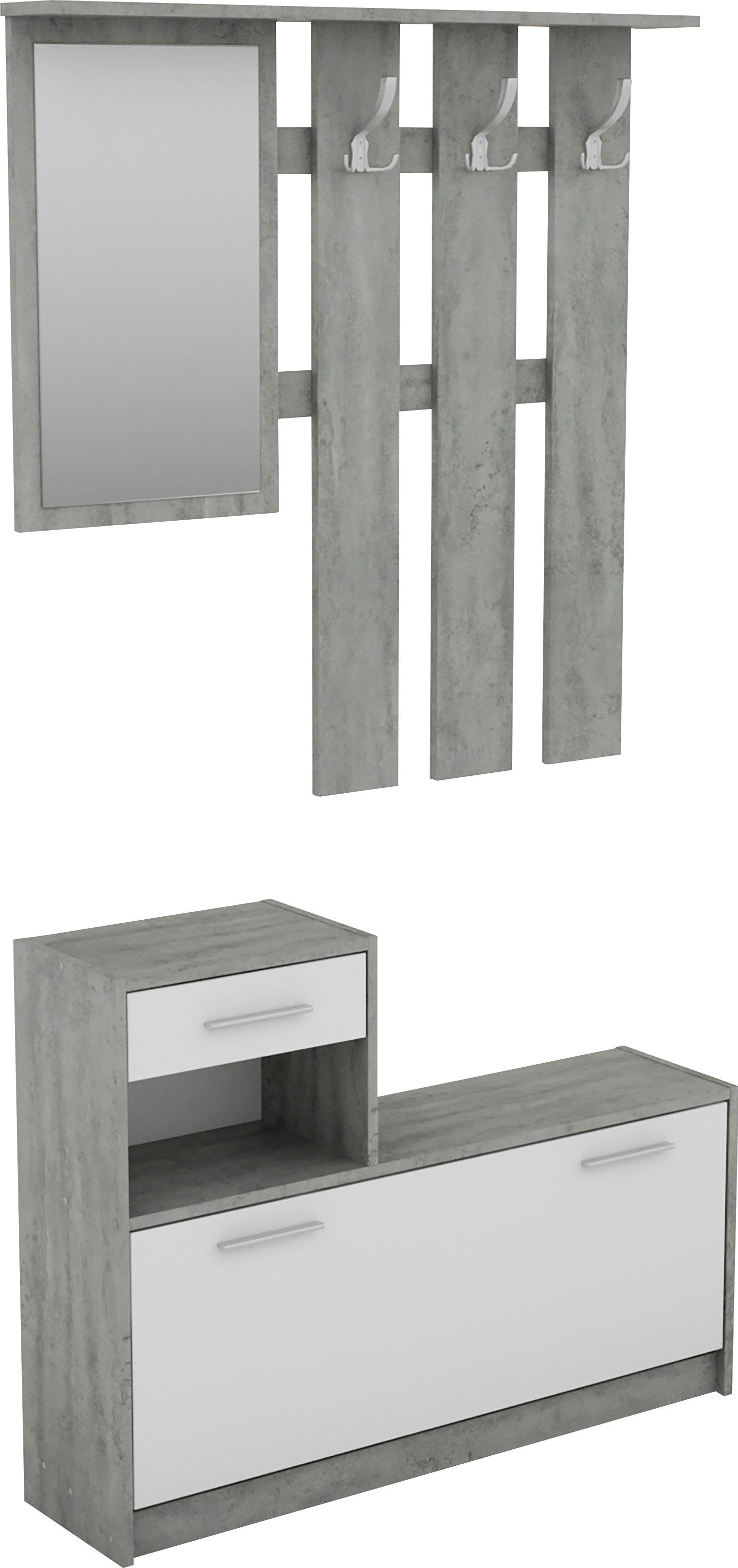 byLIVING Garderoben-Set Tamina, (2-St)