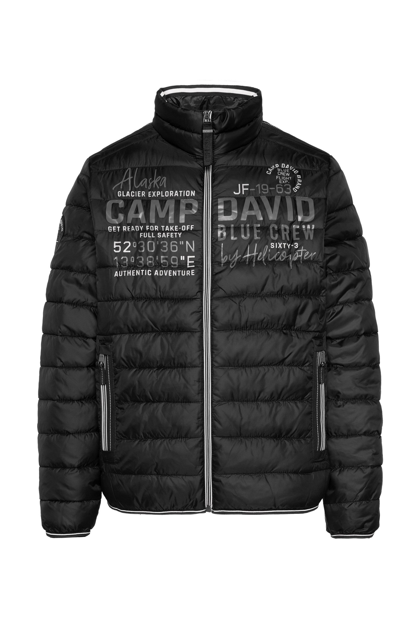 CAMP DAVID Outdoorjacke mit elastischem Saumabschluss günstig online kaufen