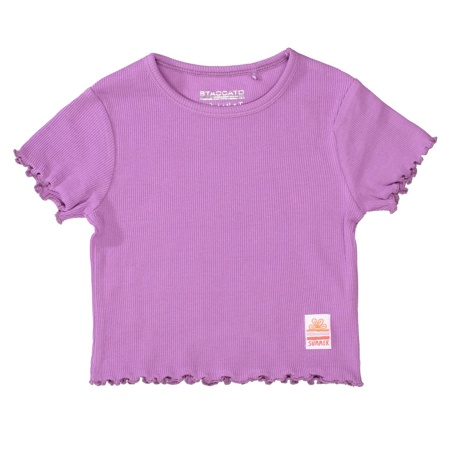 STACCATO T-Shirt Md.-Boxy-T-Shirt, Rippe