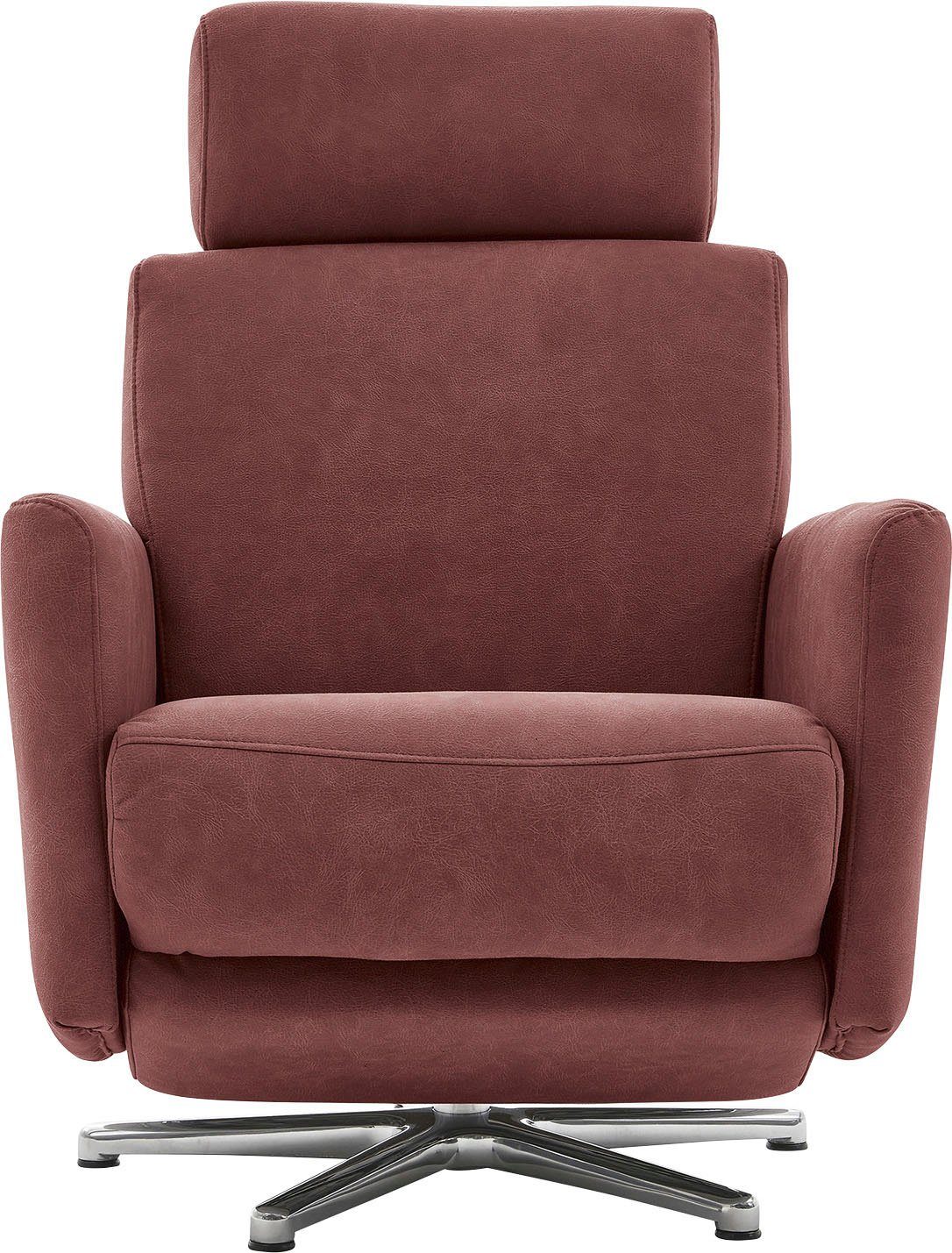 CALIZZA INTERIORS Relaxsessel Spinell, inklusive einsteckbarer Kopfstütze