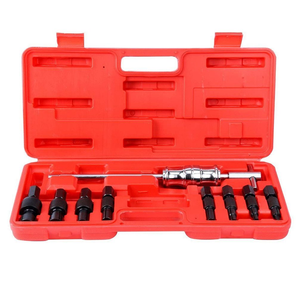 Kassettenabzieher 9-TLG Radlager Abzieher Set Schiebehammer Innenbausatz 8-32mm