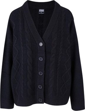 URBAN CLASSICS Hoodie Ladies Cabel Knit Cardigan