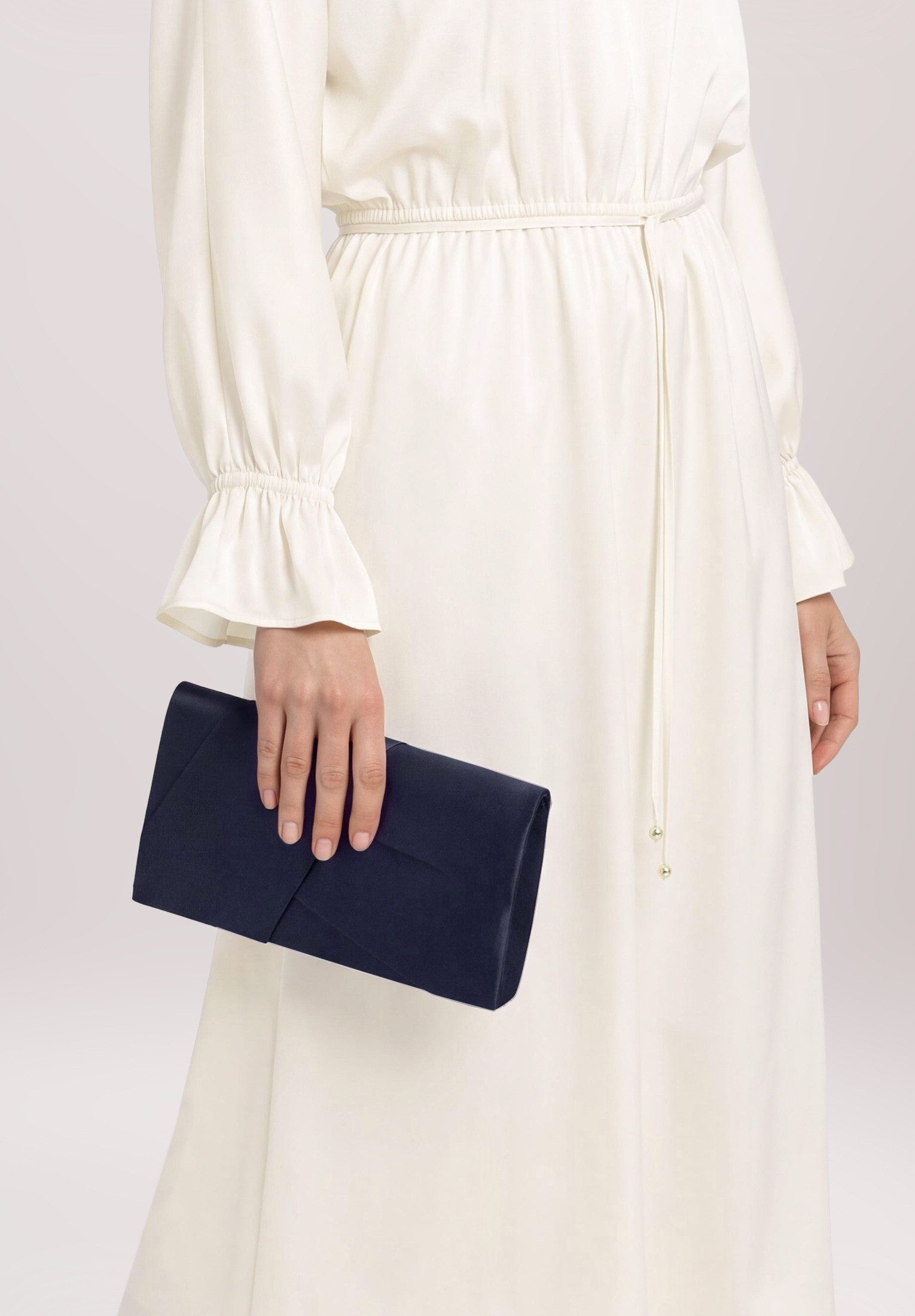 Vera Mont Abendtasche Damen unifarben, Falten – Bild 3 von 5