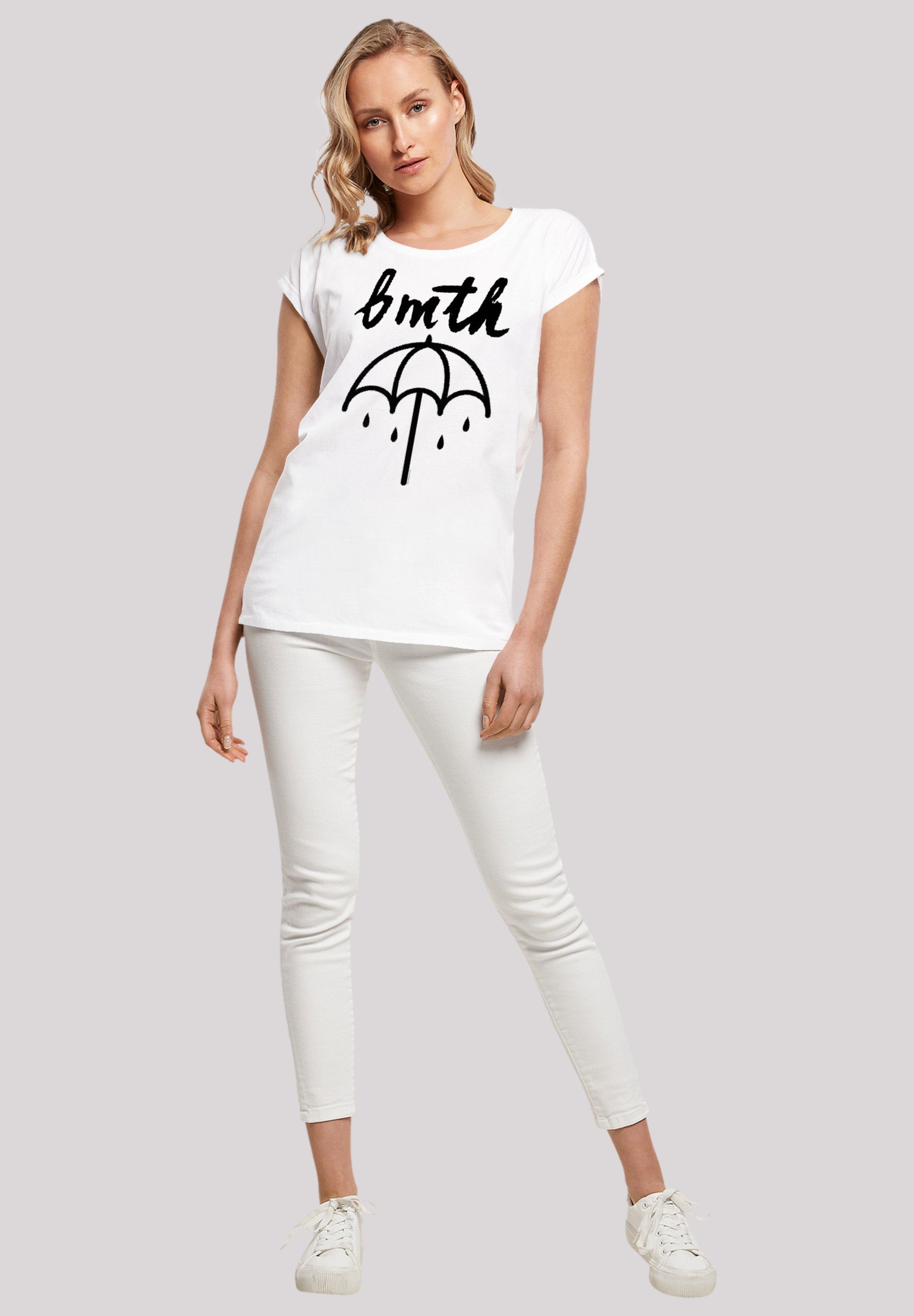 F4NT4STIC weiß Rock-Musik, Qualität, Metal Premium Umbrella Band Band T-Shirt BMTH