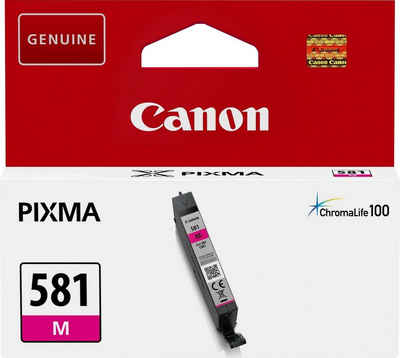 Canon »INK CLI-581 M« Tintenpatrone (original Druckerpatrone 581 magenta)