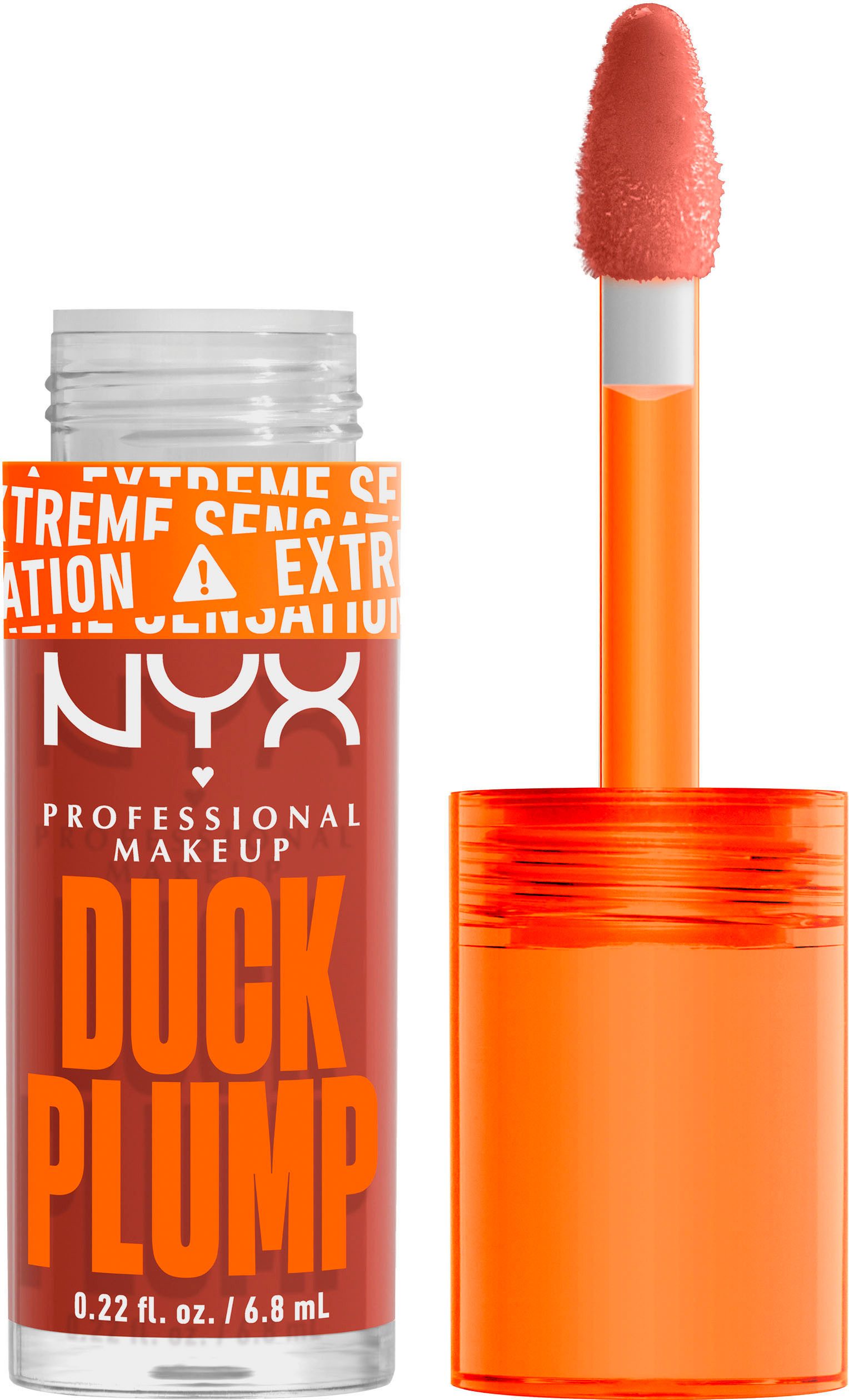Lipgloss NYX Professional Makeup Duck Plump Brown of Applause