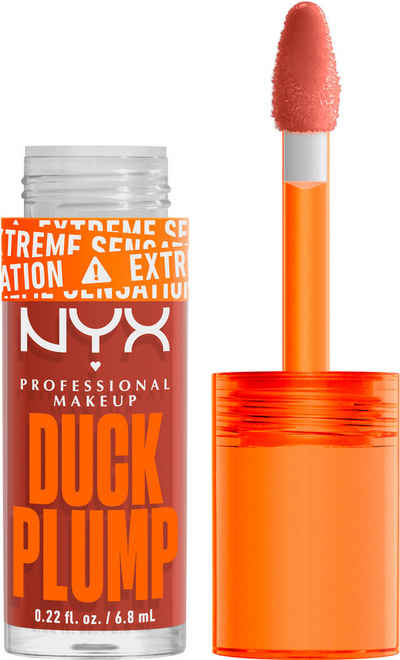 NYX Lipgloss NYX Professional Makeup Duck Plump Brown of Applause, mit Collagen