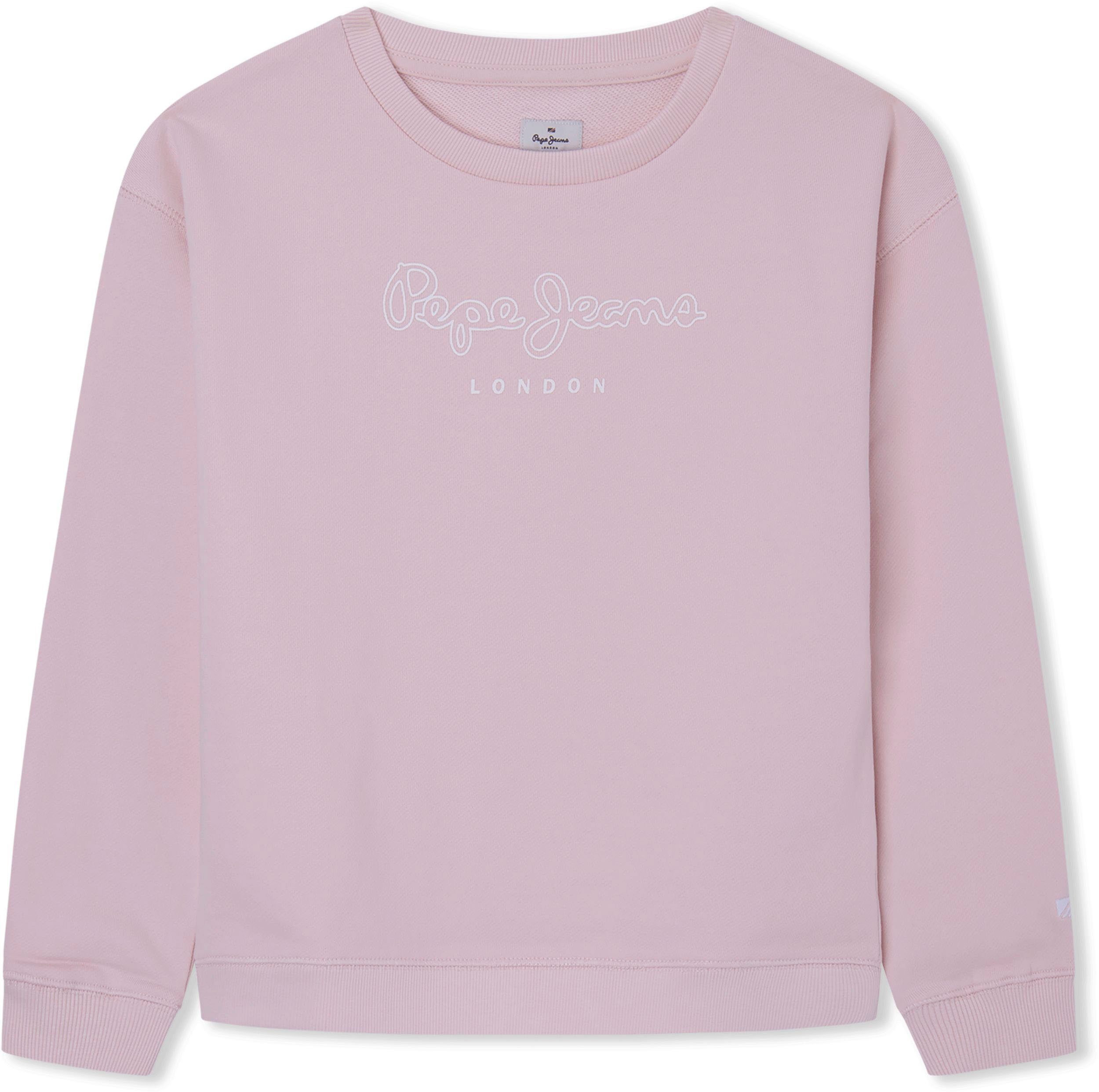 Rose Pepe Sweatshirt Jeans pink