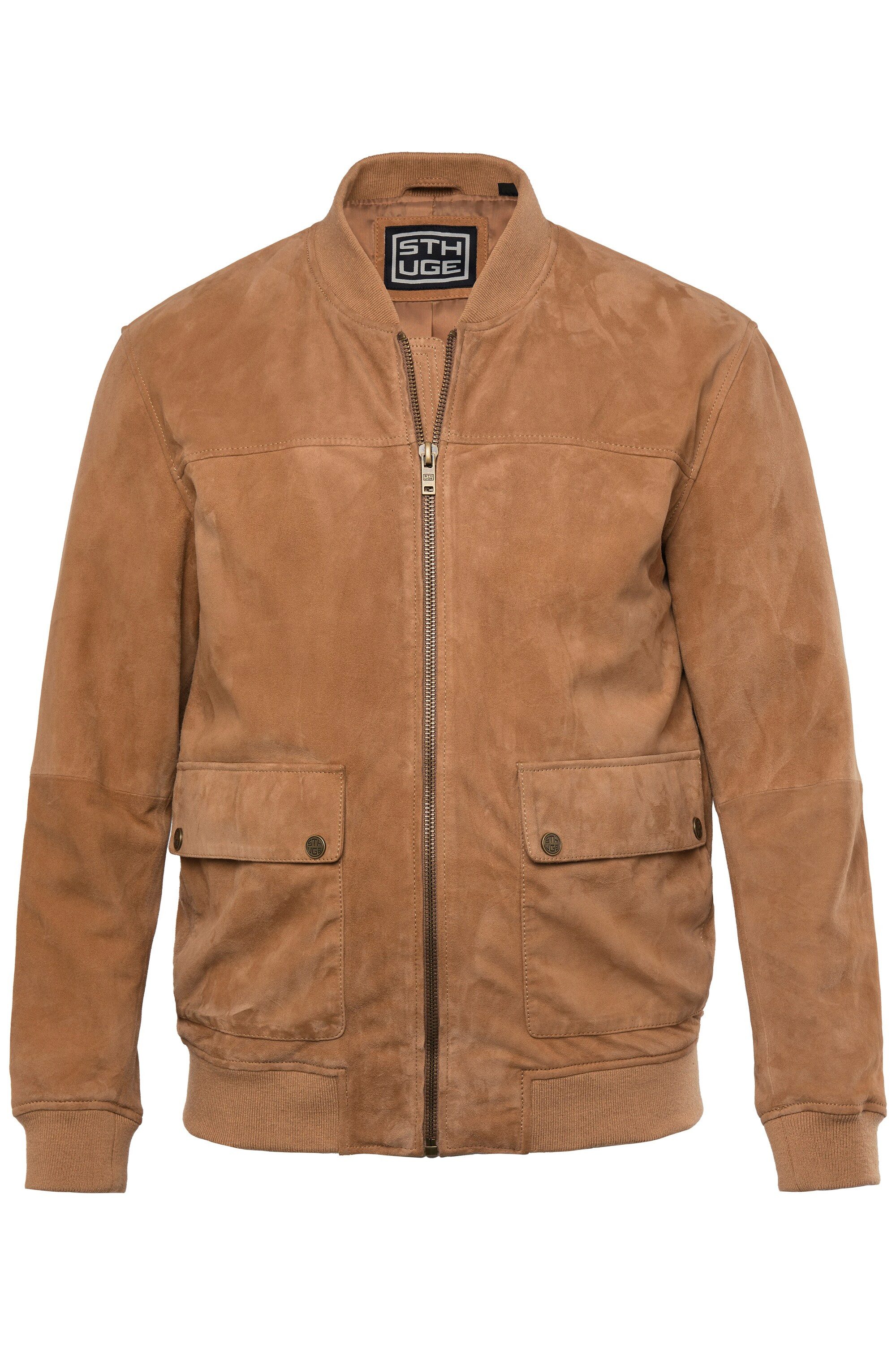 STHUGE Lederjacke STHUGE Lederblouson Ziegenveloursleder bis günstig online kaufen