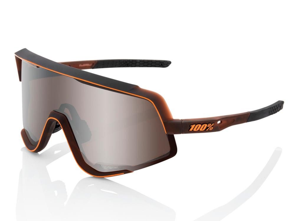 100% Sportbrille 100% Glendale - HiPER Mirror Lens unis Matte Translucent Brown Fade -