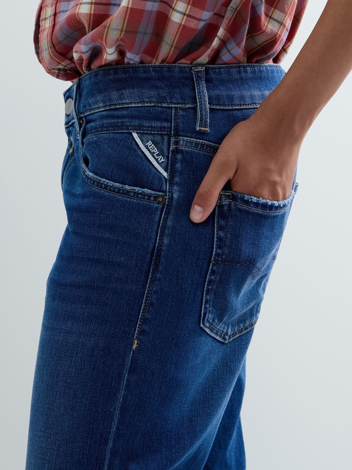 Replay Slim-fit-Jeans MARTY mit leichter Waschung – Bild 5 von 5