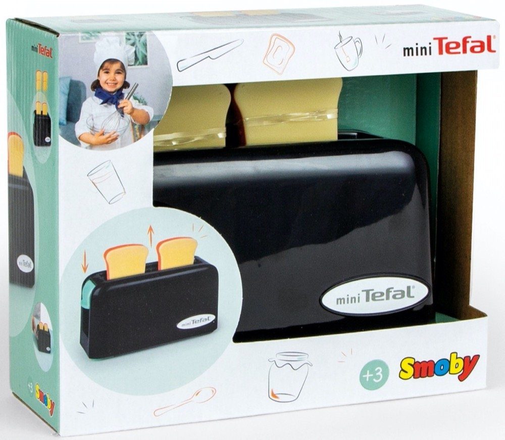 Smoby Kinder-Küchenset Smoby Spielzeug Spielwelt Küche Küchengerät Tefal Toaster 7600310527