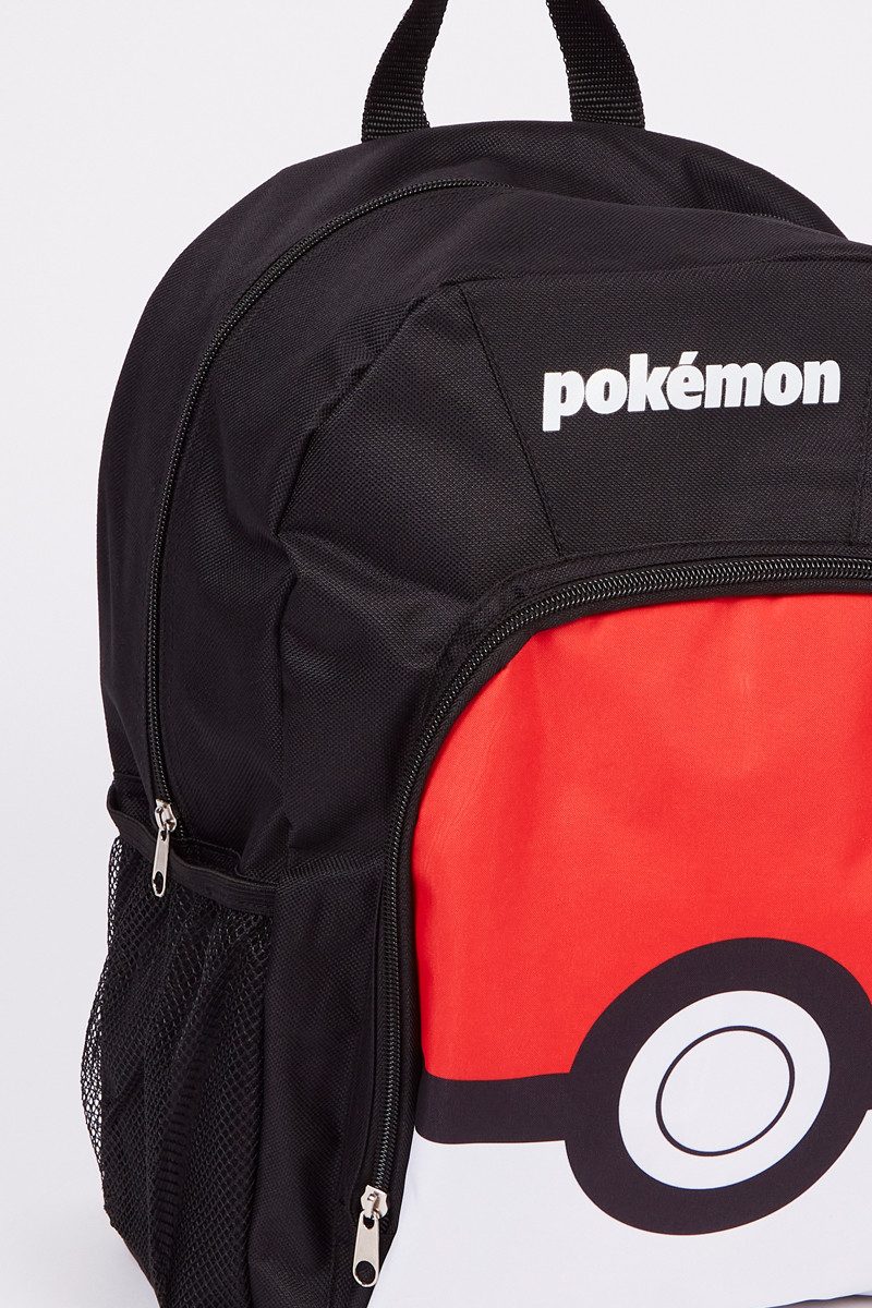 POKÉMON Kinderrucksack Pokemon Pokeball Jungen Rucksack Schultasche Tasche, Gr. 40x30x15 cm