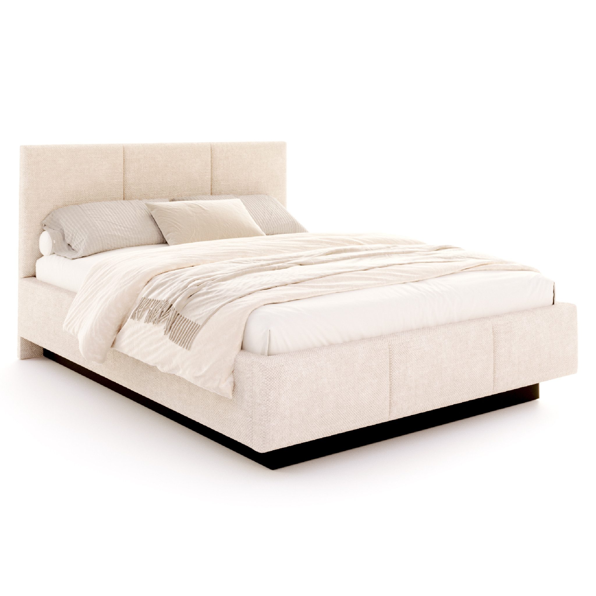 FDM Polsterbett ALMADA modern mit Bettkasten günstig online kaufen