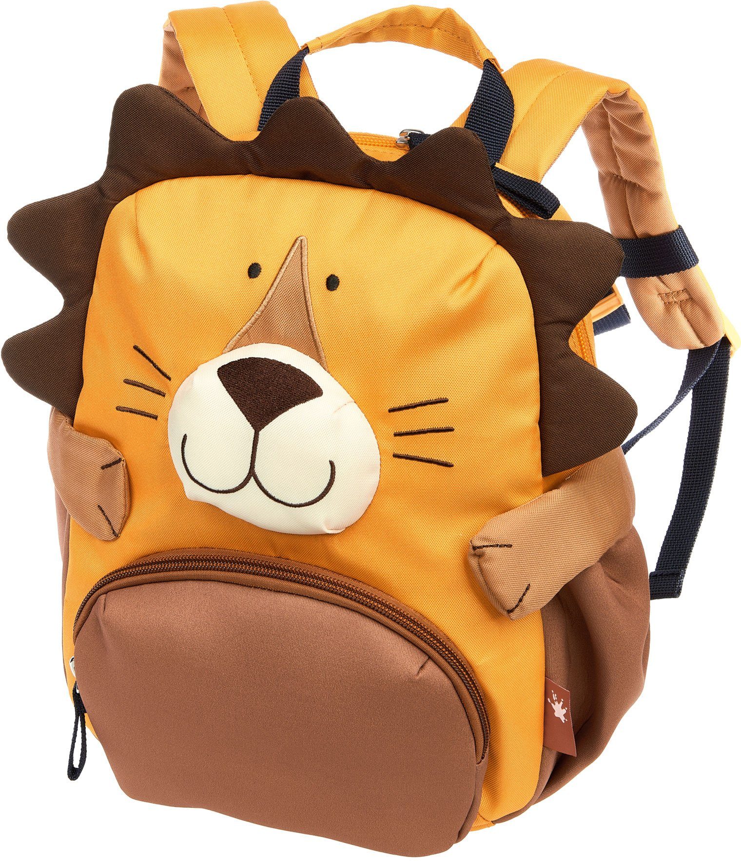 Kinderrucksack Mit Fisch-Motiv – Bunt (orange/rot/gelb), Für Kindergarten & Vorschule, Ca. 25 X 10 X 30 Cm