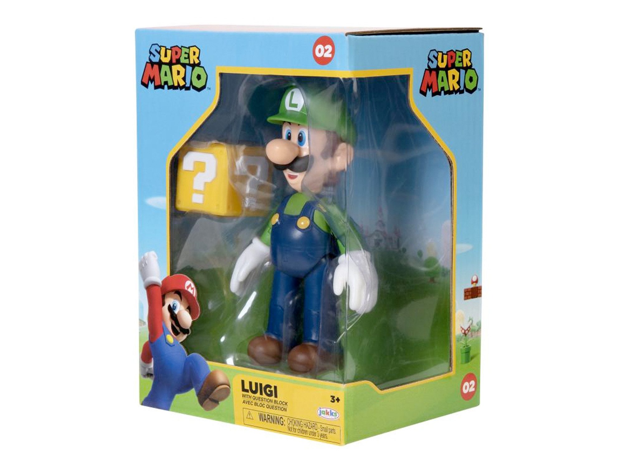 Nintendo Actionfigur Nintendo Super Mario Figur Luigi in Sammlerbox, 10 cm