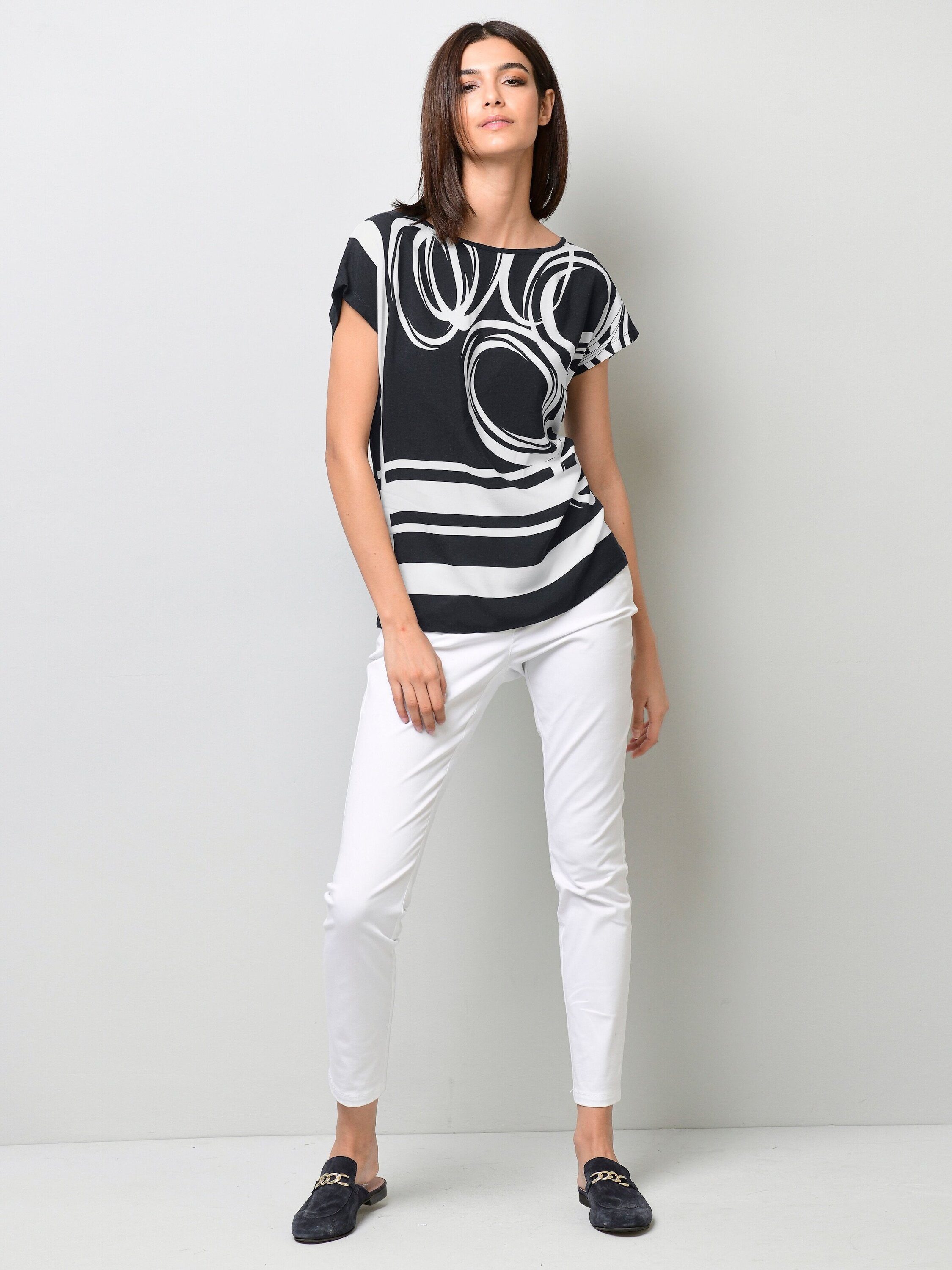 Alba Moda Print-Shirt Shirt mit grafischem Druck