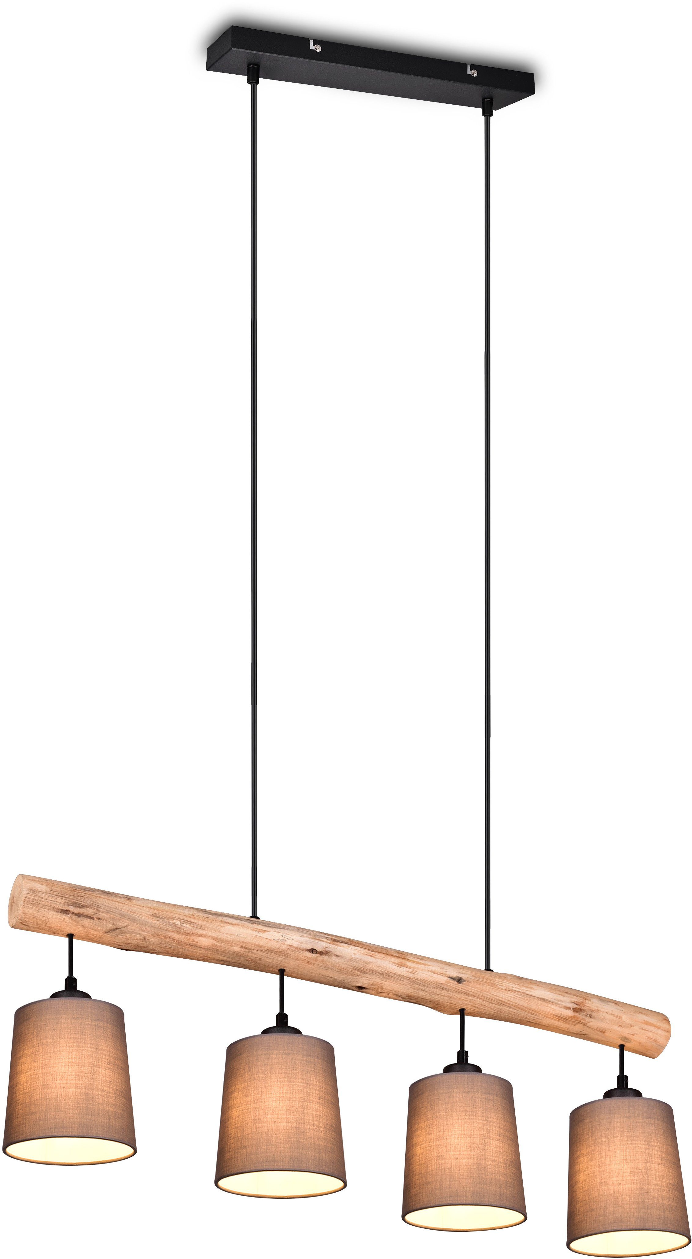 my home Pendelleuchte Pitholm, ohne Leuchtmittel, Hängeleuchte 4-flammig au günstig online kaufen