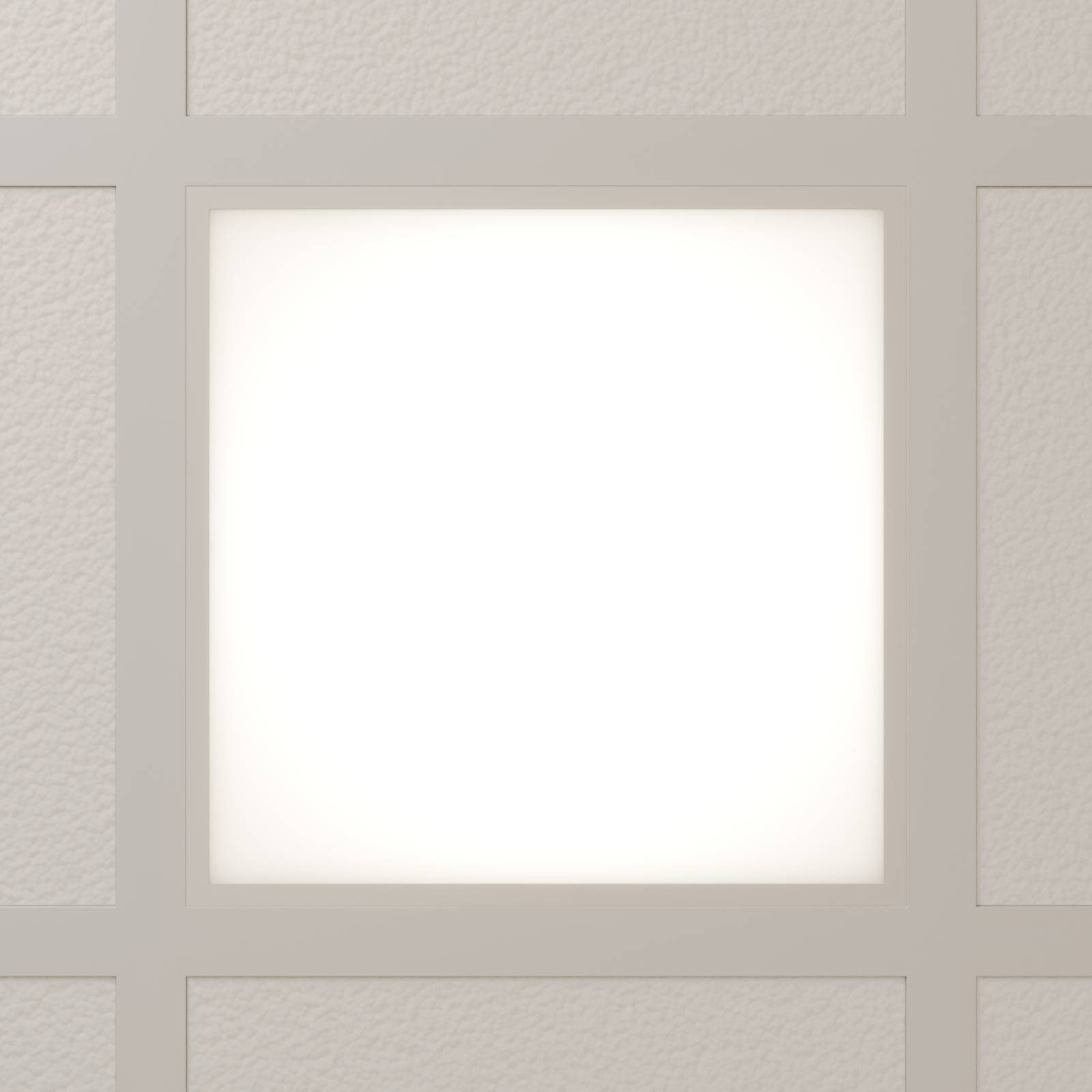 Arcchio LED Panel Vinas, inkl. universalweiß, weiß, flammig, Aluminium, Leuchtmittel 1 LED-Leuchtmittel fest verbaut, Kunststoff, Modern
