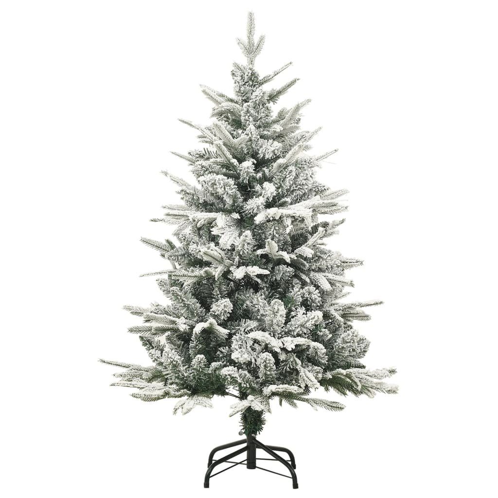 vidaXL Beschneit Künstlicher PVC Weihnachtsbaum cm PE 120 Grün Künstlicher Weihnachtsbaum