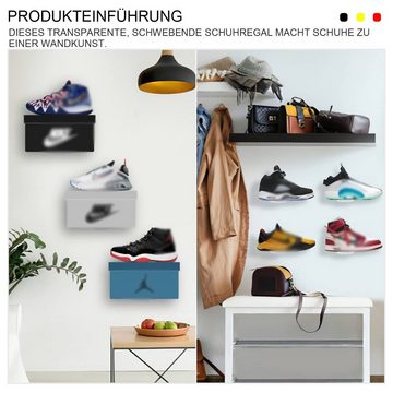 MAGICSHE Schuhregal Hängender Schuhschrank,Acryl, 5-tlg., Schuhe Display Rack