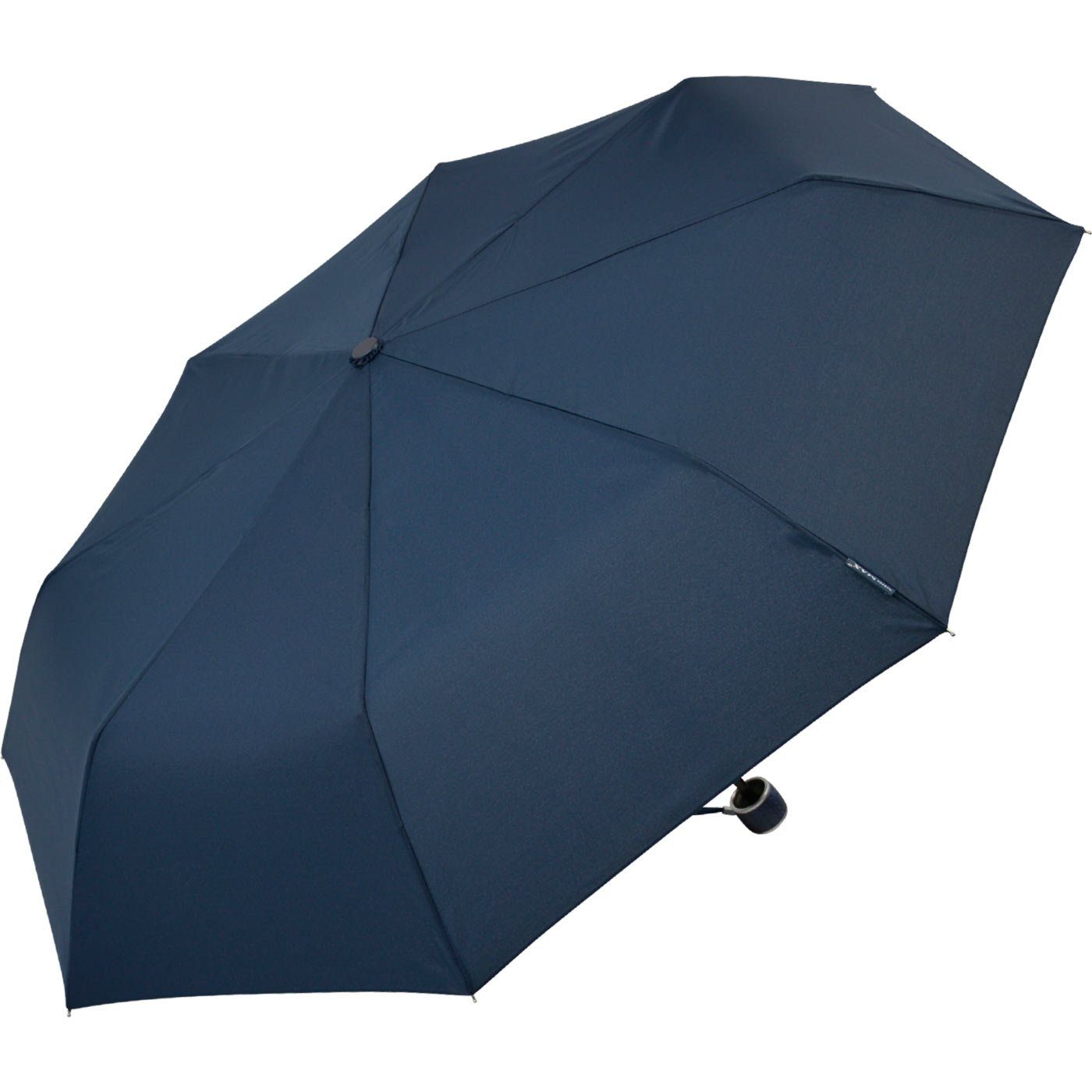 Impliva Taschenregenschirm ECO miniMAX® leicht Öko Regenschirm Handöffner, Stoff besteht aus recyceltem PET