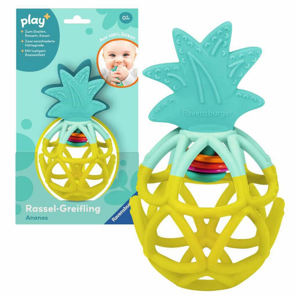 Ravensburger Greifling Babywelt Greifling Rassel Ananas 04869, Game ...