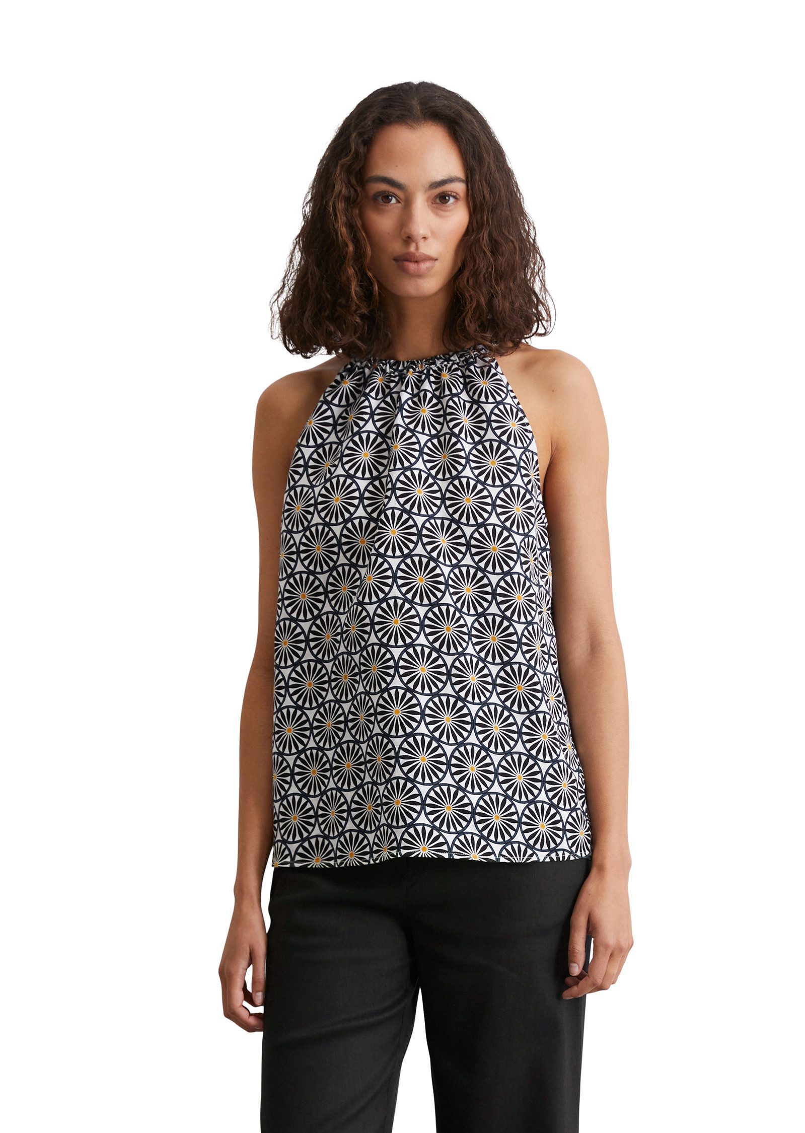 Marc O'Polo Blusentop mit Allover-Print günstig online kaufen
