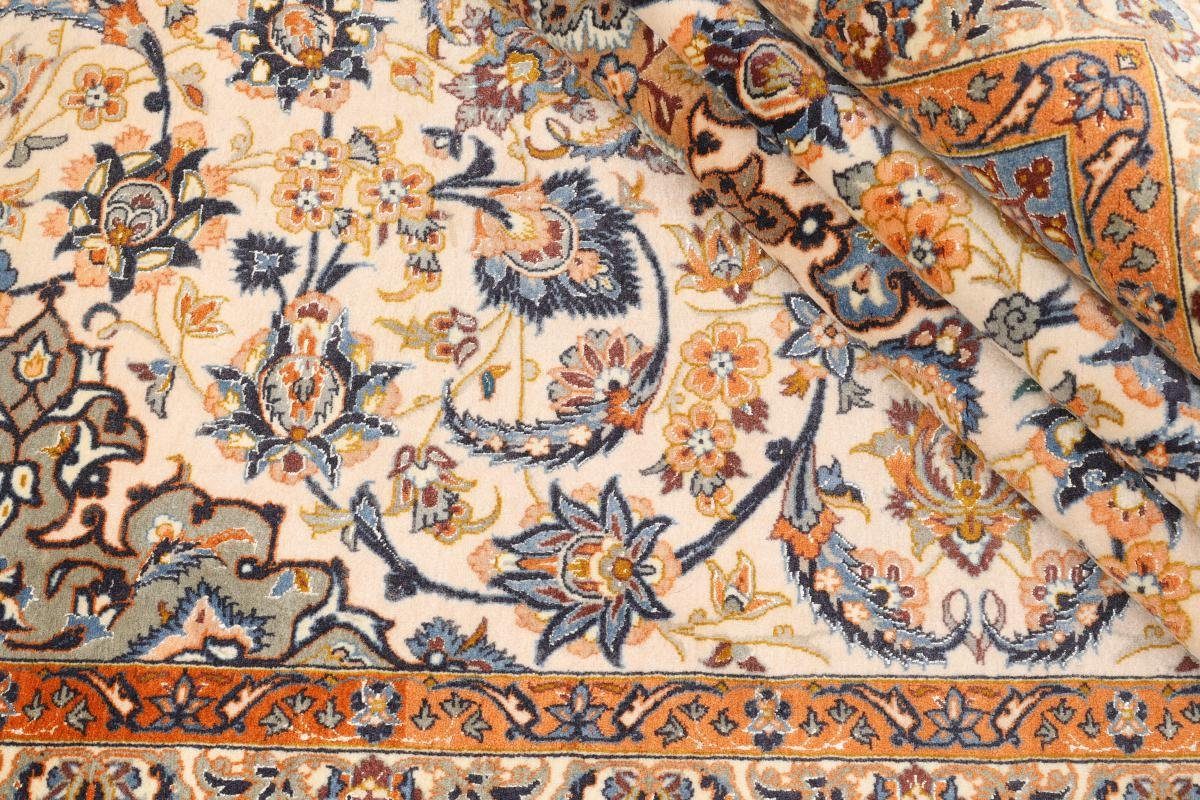 6 Orientteppich rechteckig, Isfahan Perserteppich, mm 198x299 Nain Handgeknüpfter Höhe: Trading, / Orientteppich
