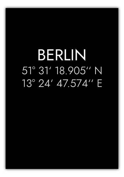 MOTIVISSO Poster Berlin Koordinaten #1