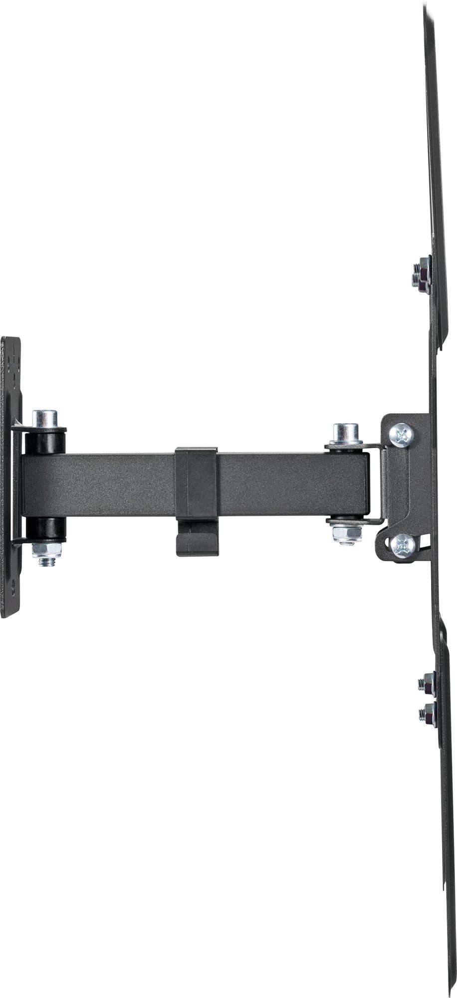 Schwaiger TV-Wandhalterung LWH23040, (bis 55 Zoll, neigbar, schwenkbar, bis 30kg, bis 400x400mm, integrierte Kabelführung, schwarz)