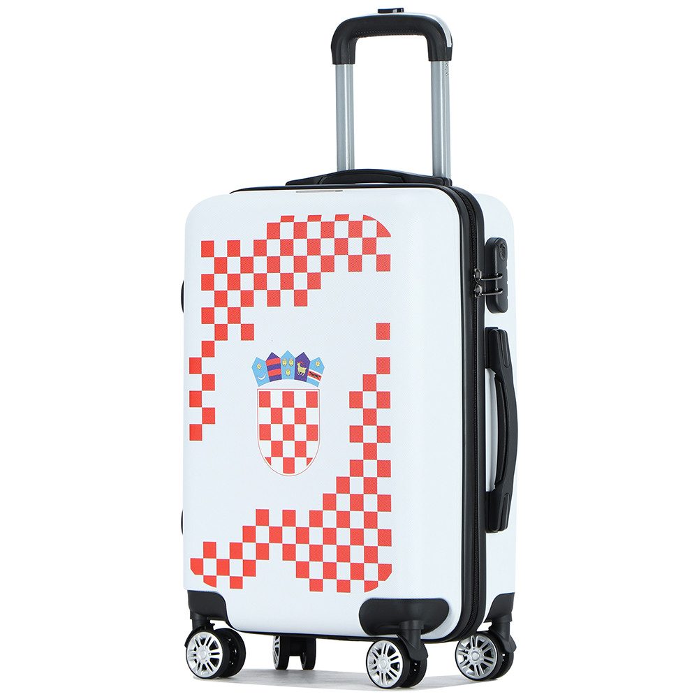 VERTICAL STUDIO Handgepäck-Trolley 20" Länder Handgepäck Koffer, mit großer Länder-Grafik auf der Vorderseite