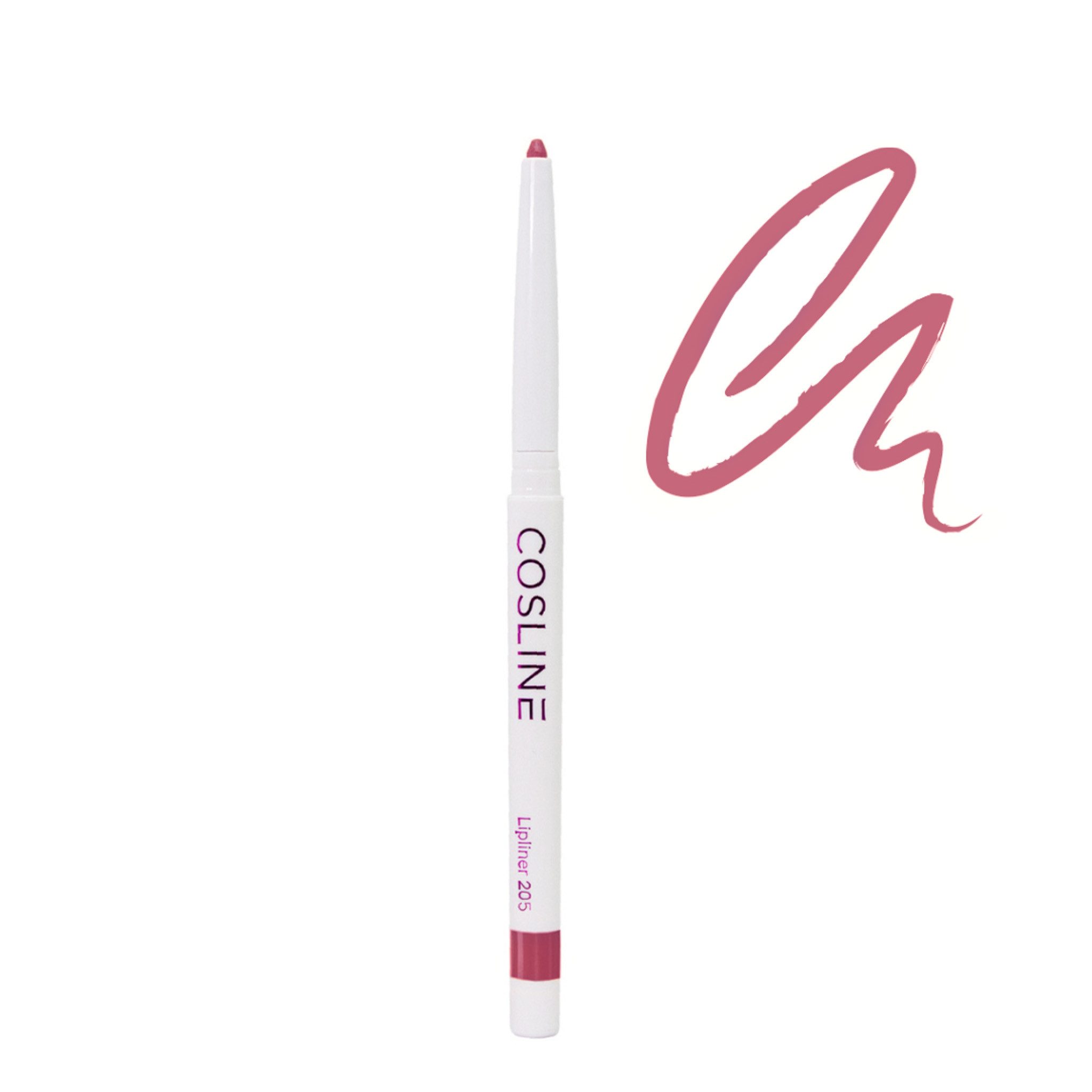 Cosline Cosmetics Lipliner Lippenkonturenstift, cremig, langanhaltend, ohne Anspitzen