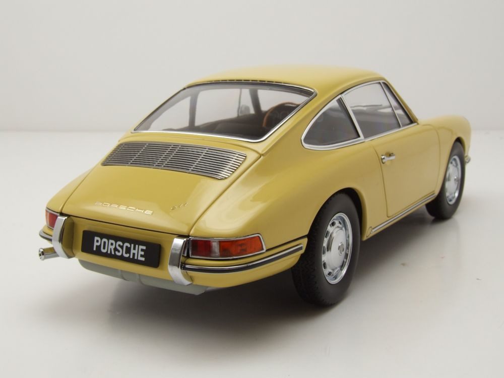 Kyosho Modellauto Porsche 911 (901) 1964 champagner gelb, Maßstab 1:18