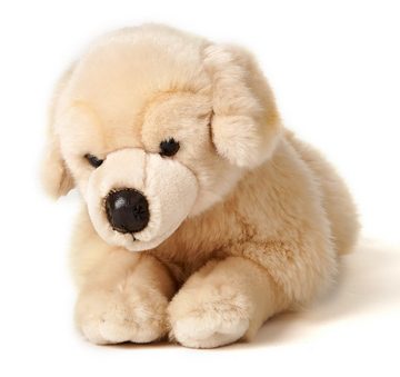 Uni-Toys Kuscheltier Golden Retriever, liegend - 43 cm (Länge) - Plüsch-Hund - Plüschtier, zu 100 % recyceltes Füllmaterial