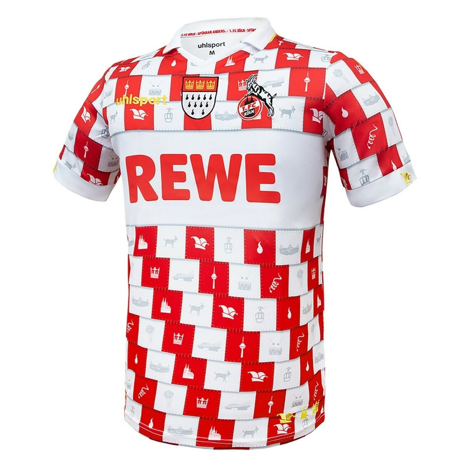 uhlsport Fußballtrikot 1.FC Köln Karnevaltrikot 20/21Karneval Jersey 2020/2021