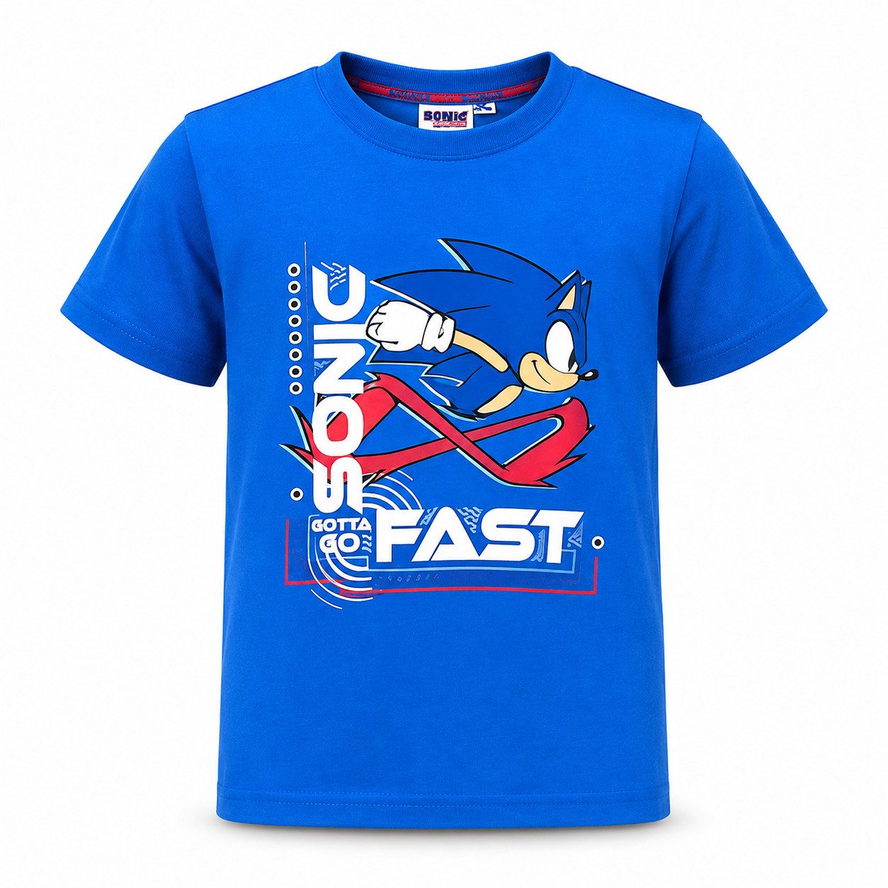 Sonic The Hedgehog Print-Shirt Sonic The Hedgehog Kinder Junge kurzarm T-Shirt Shirt