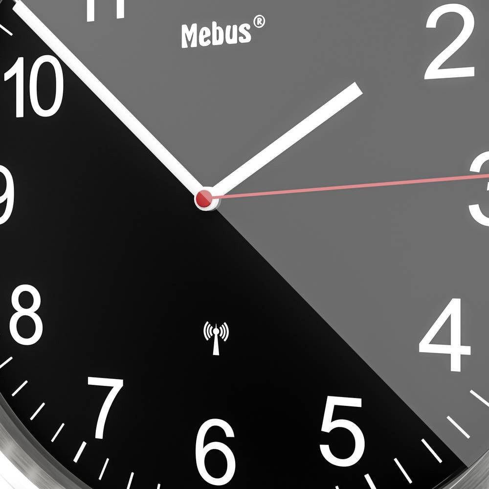 Mebus Wanduhr Funk Wanduhr 19578