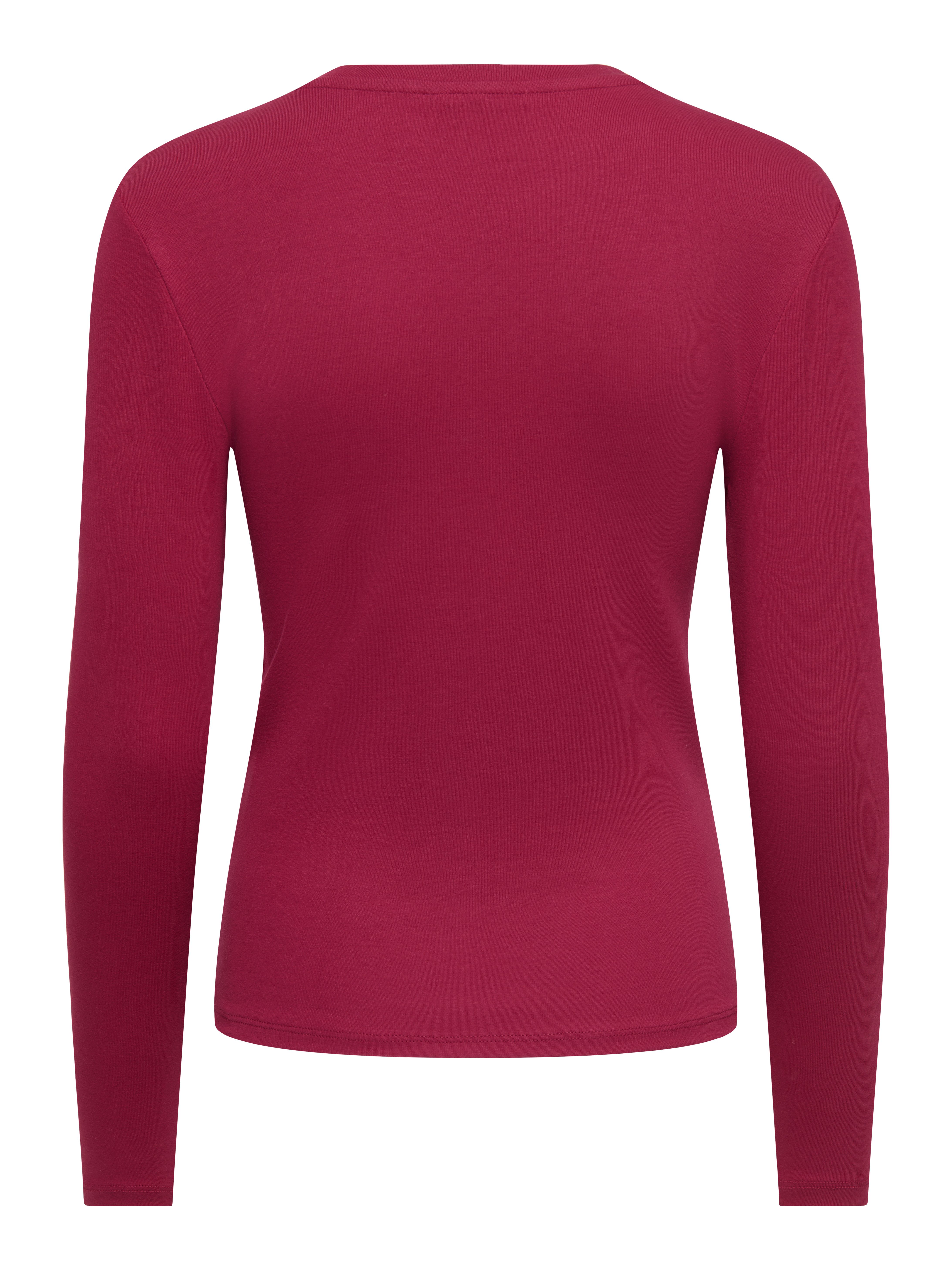 ONLY Langarmshirt ONLRILEY O-NECK L/S TOP JRS Baumwollmischung
